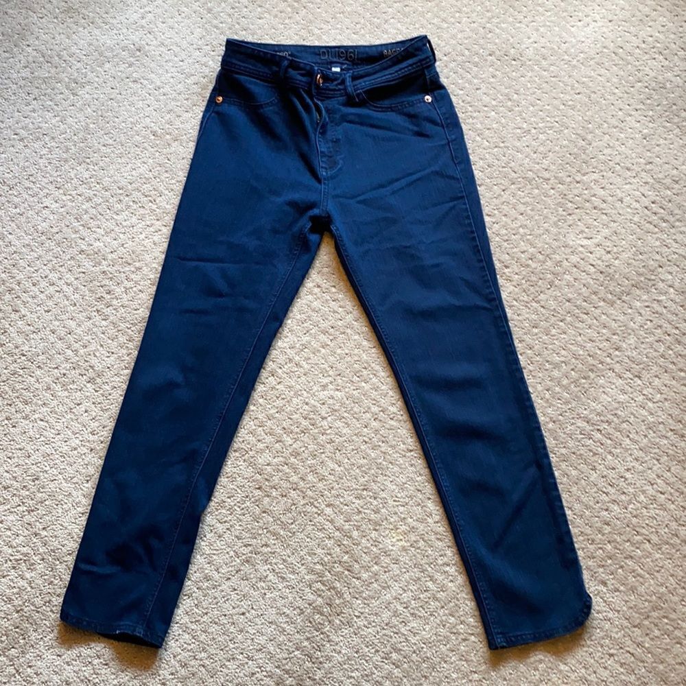 DL1961 Bardot High Rise Cropped Jeans Women’s 27 Flatiron Premium Denim